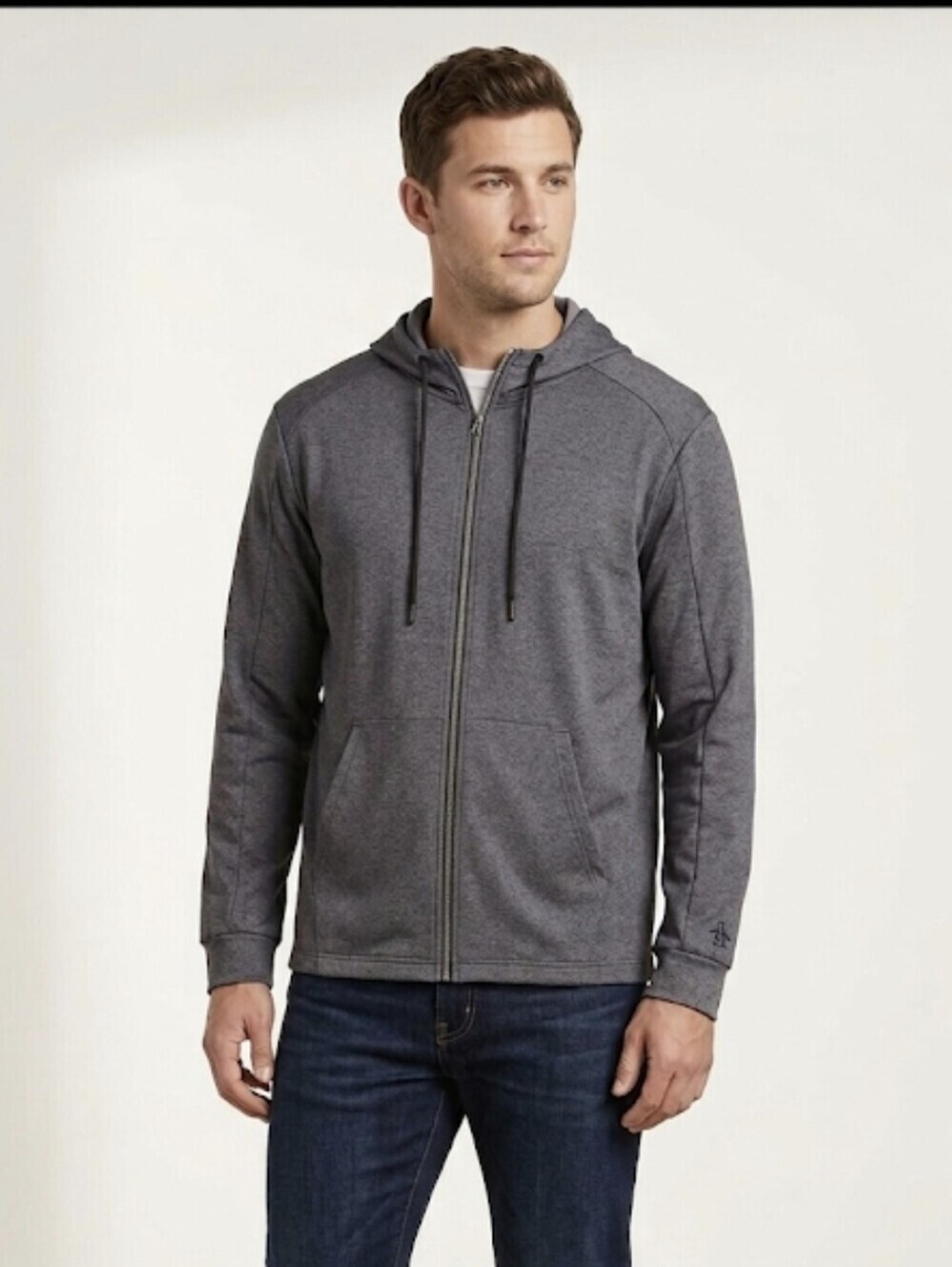 NWT Original Penguin Sport Men’s Full Zip Performance Moisture Wicking Hoodie